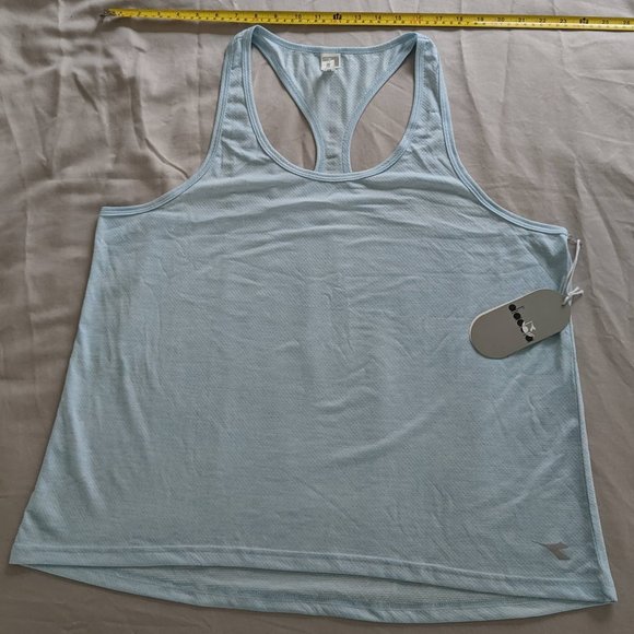 Diadora Workout Top NWT XL light sky blue - Picture 5 of 9